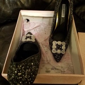 Cape Robbin silver and black. Worn once.